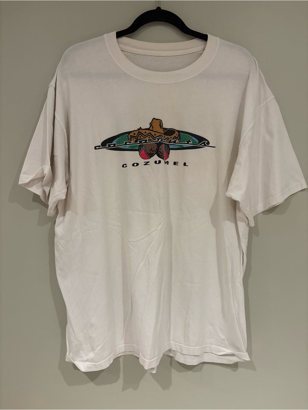 White Cozumel Graphic T-Shirt